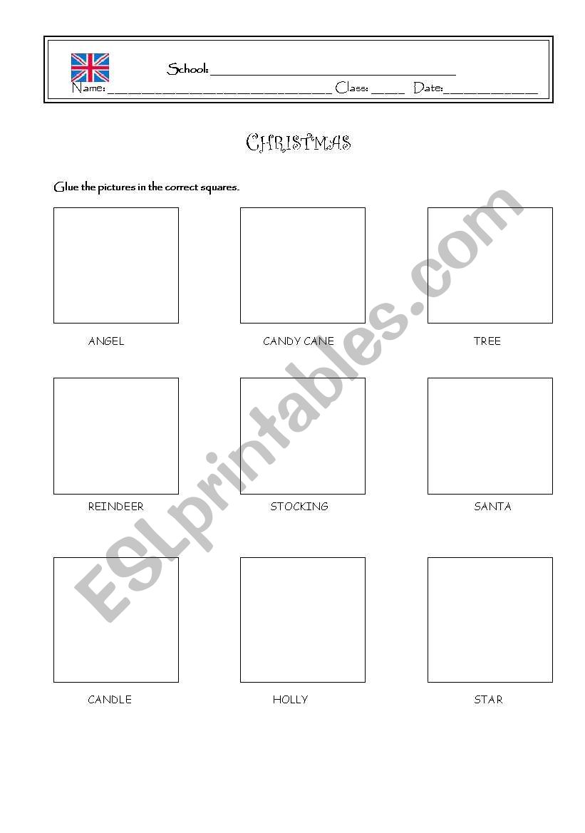 Christmas worksheet