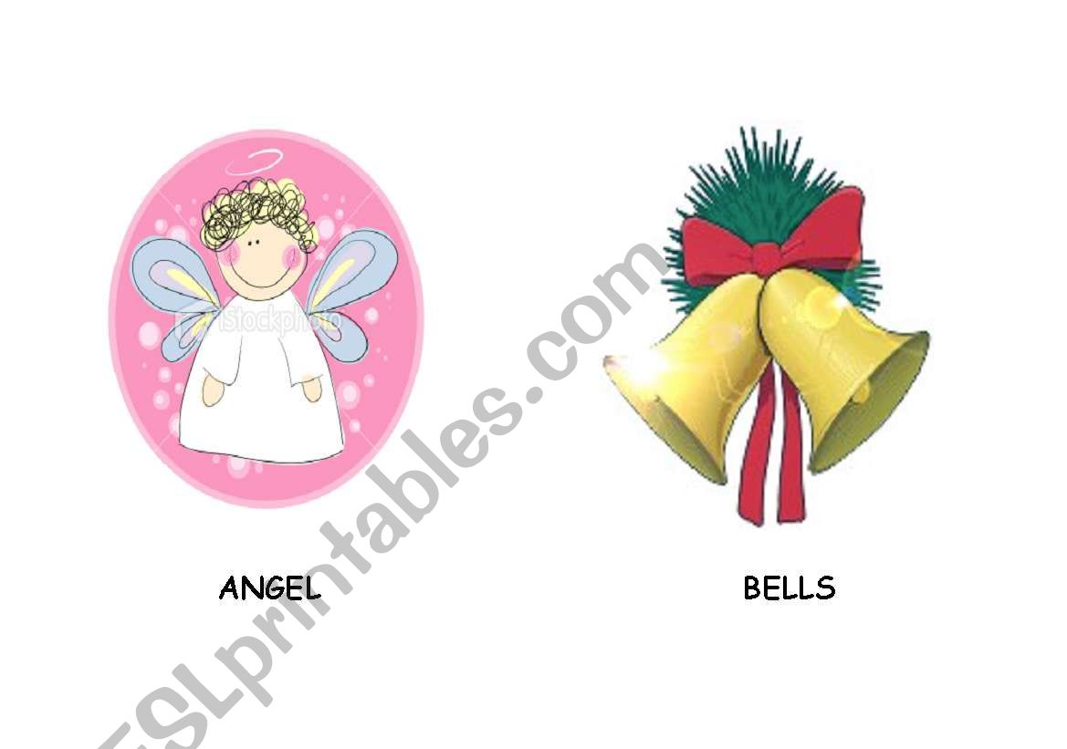 Christmas Flashcards (Set 2) worksheet