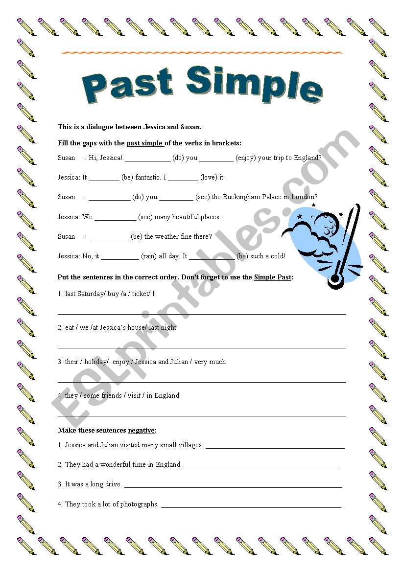 Past Simple worksheet