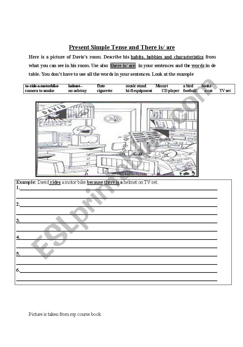 Present Simple Tense  and There is / are 