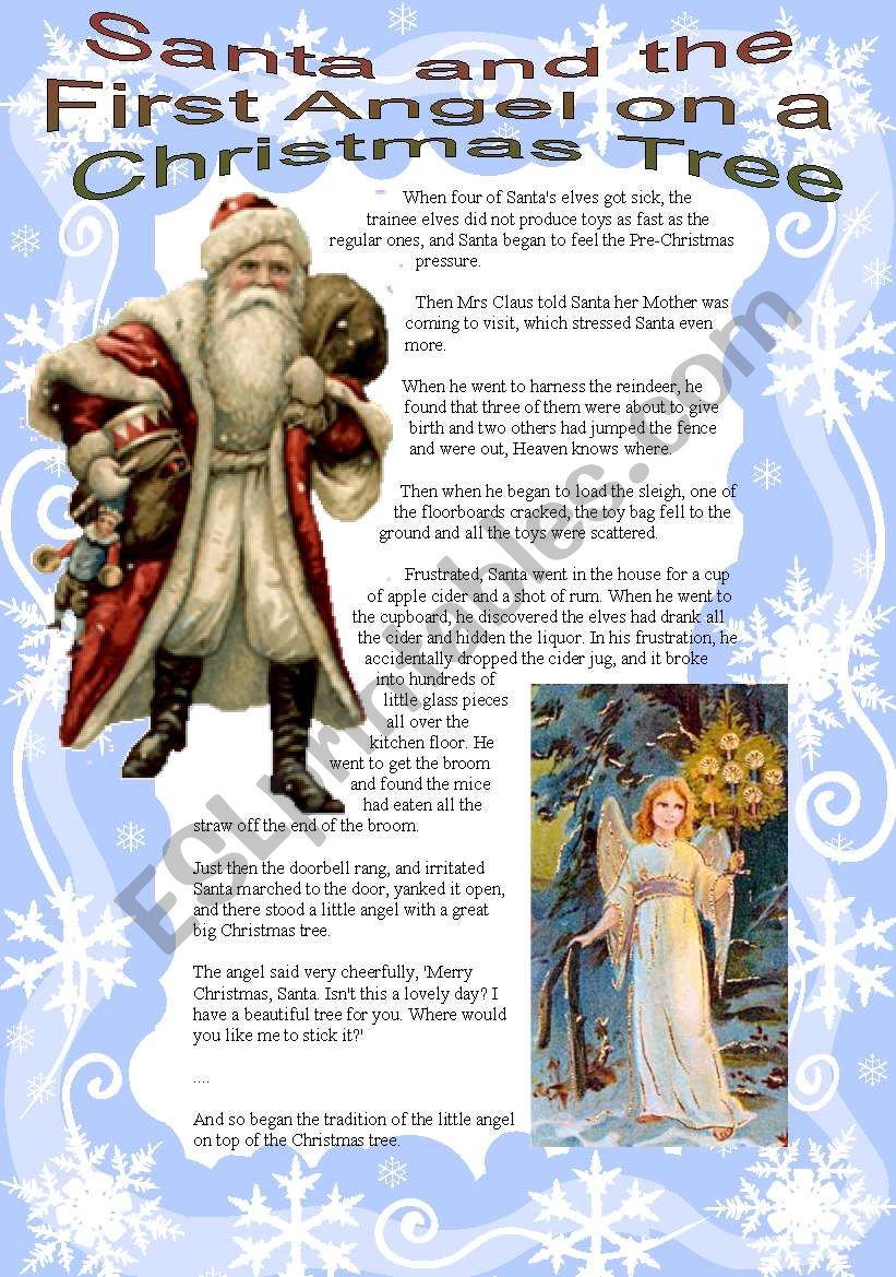 Santa and the Christmas Angel...