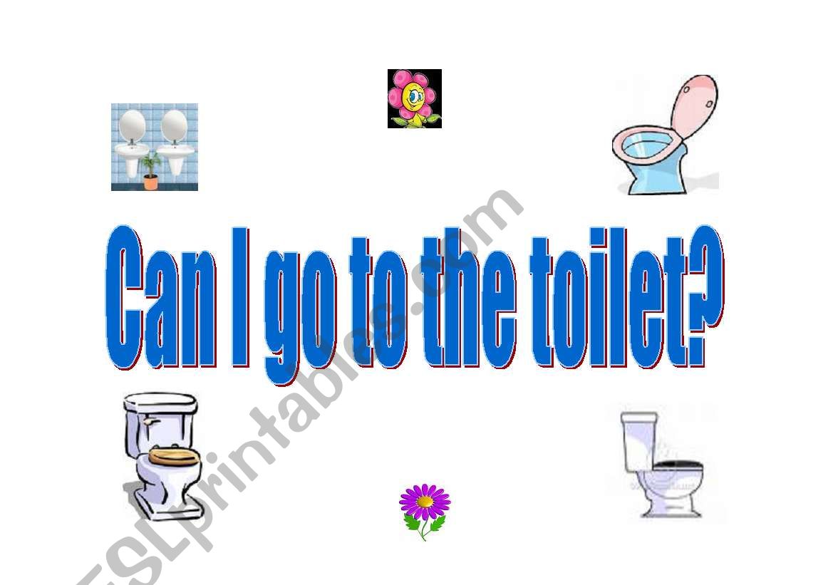 Can I go to the toilet? :) worksheet