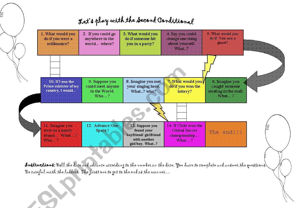 Lets play with Conditionals! worksheet