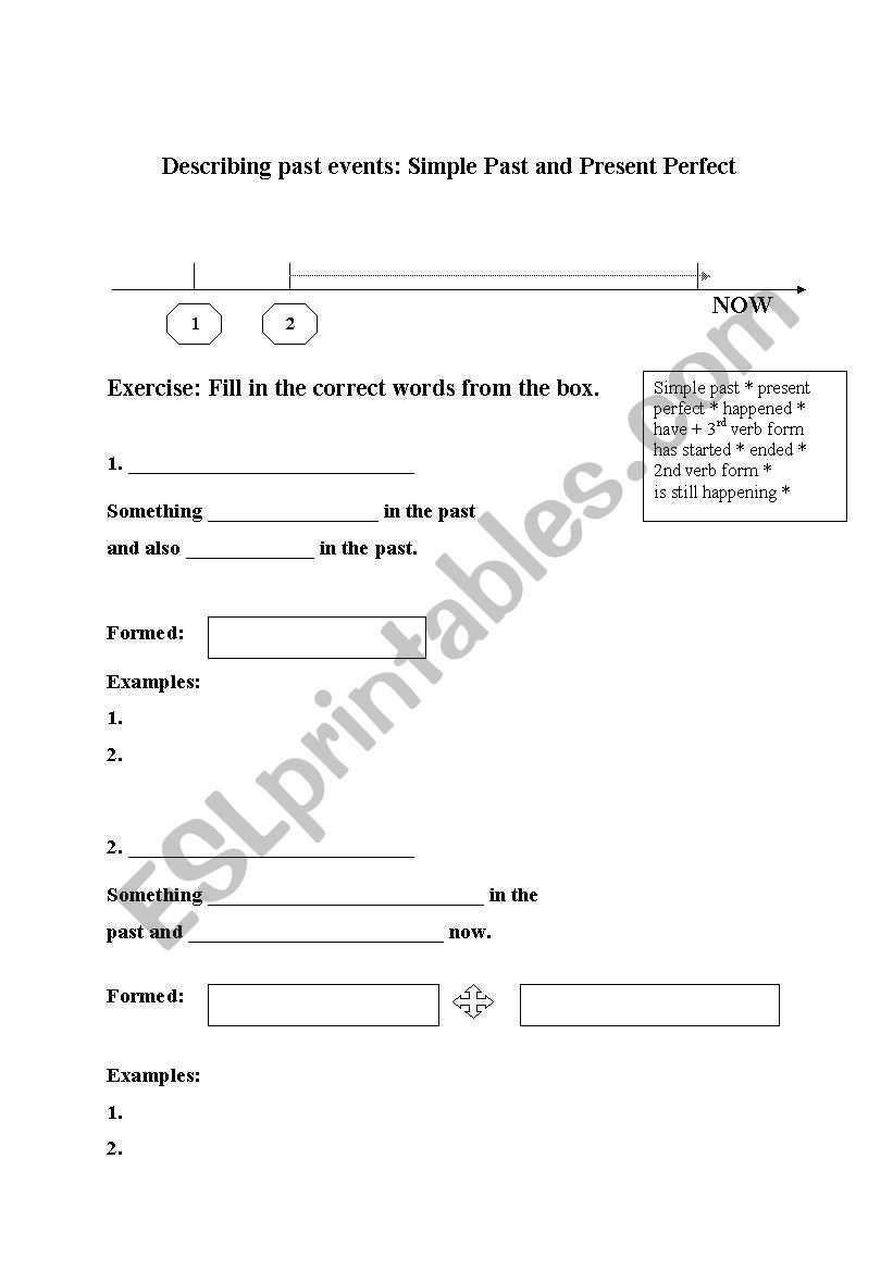 Simple past and present perfect - Repetition