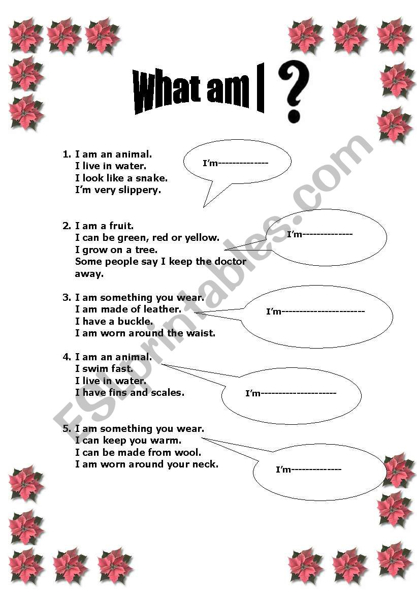 vocabulary worksheet