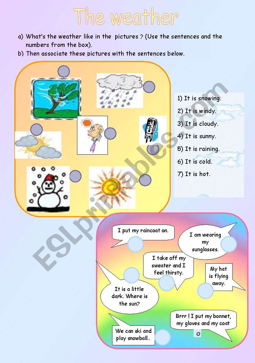 weather for fourth graders worksheet