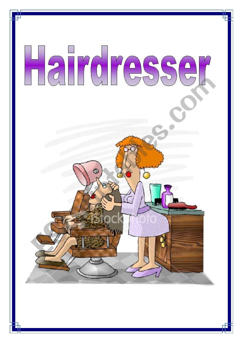 Jobs - Hairdresser 11/26 worksheet