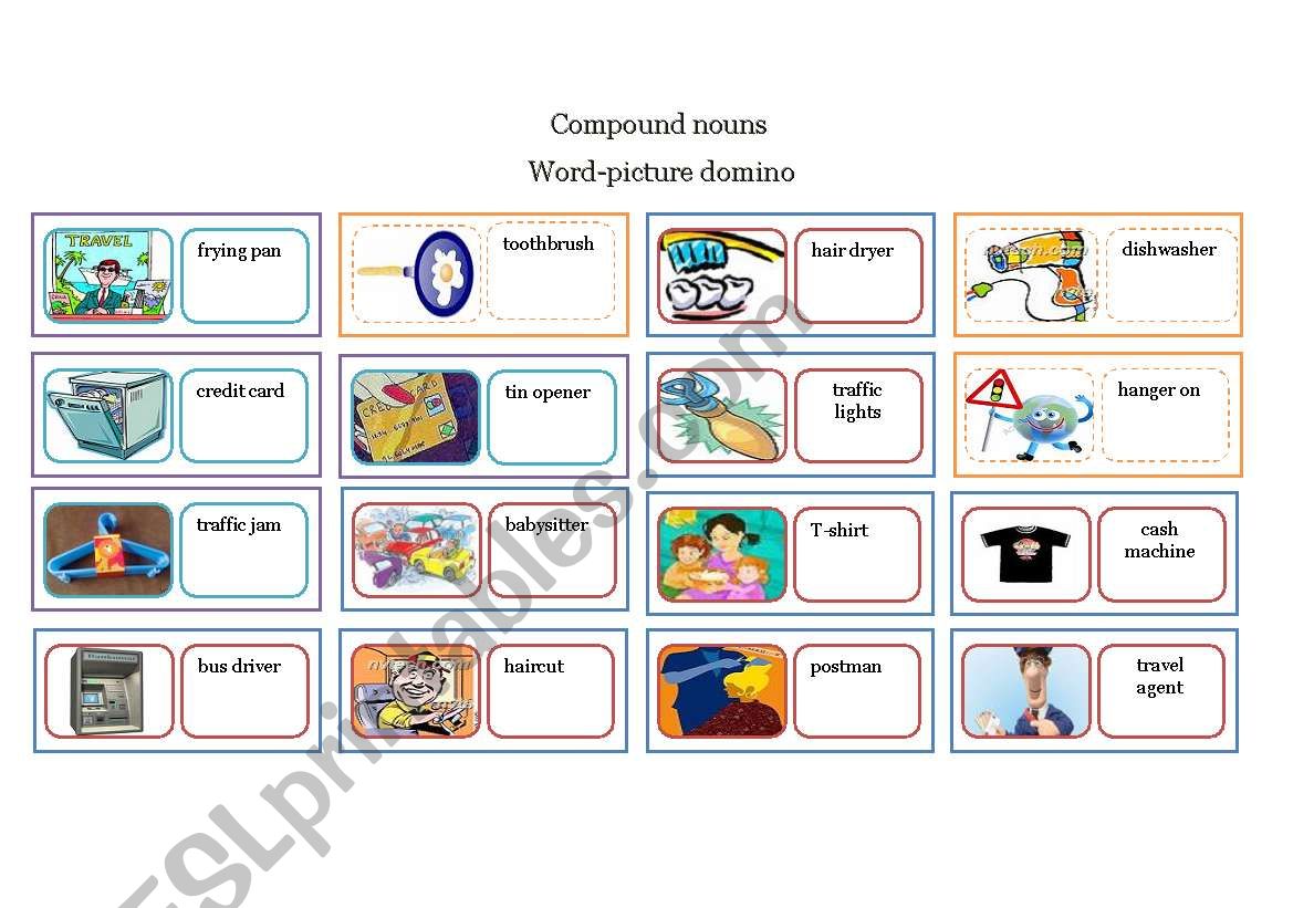 Compound  nouns ,  domino game