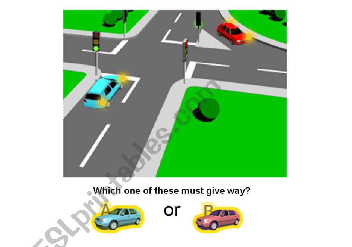 Driving Part FOUR worksheet