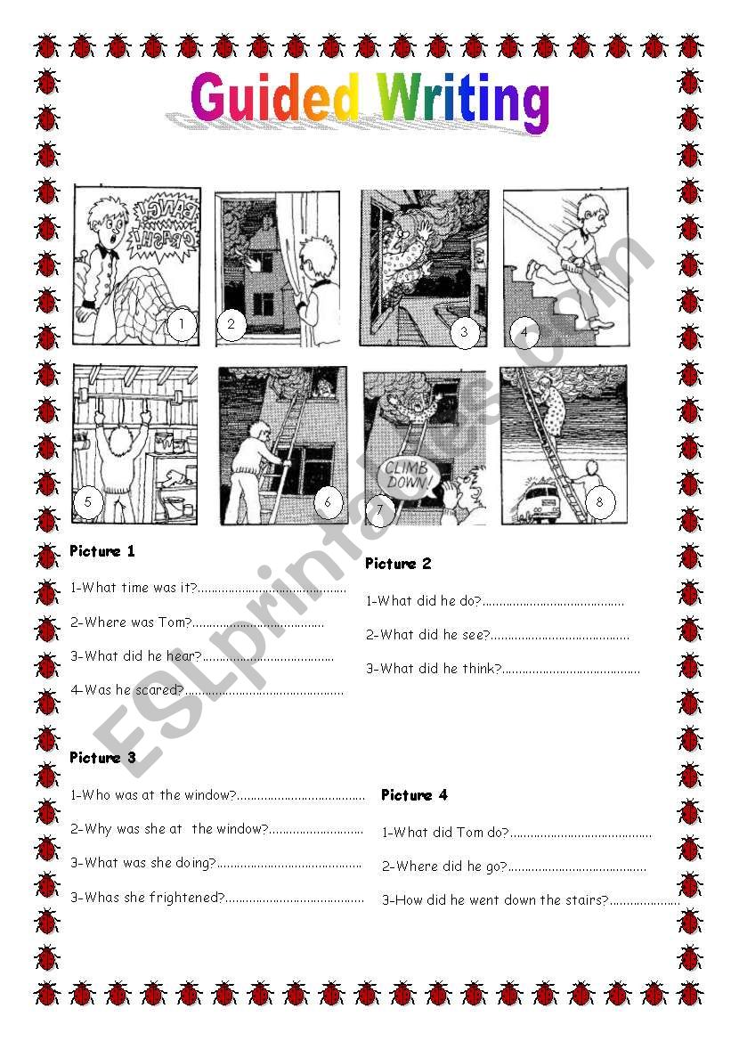 Guided writing NÂº 5 worksheet