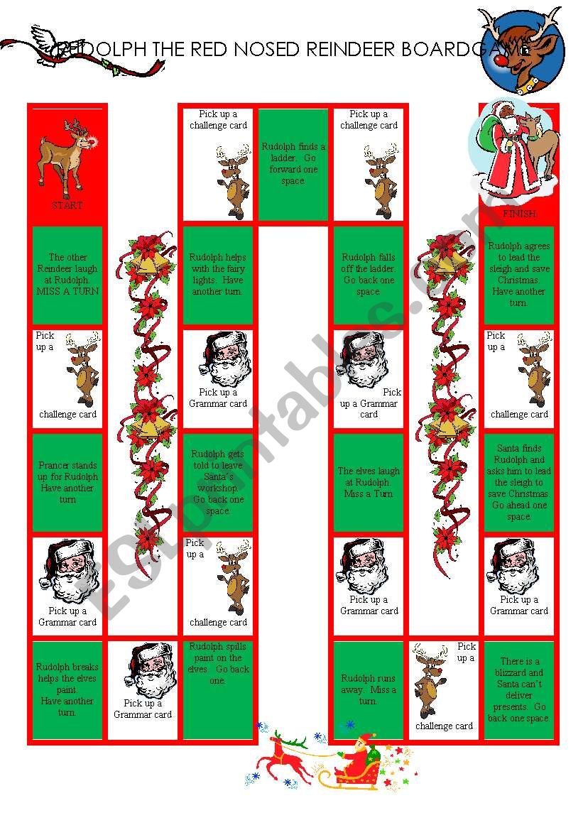 Rudolph The Red Nosed Reindeer BoardGame (1/3)