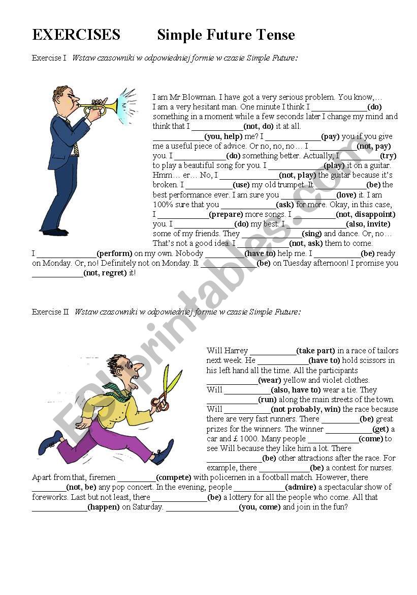 Simple Future Tense worksheet