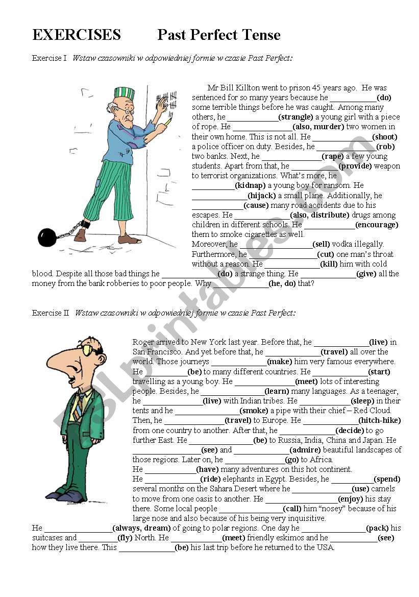 the-past-perfect-tense-esl-worksheet-by-lucetta06