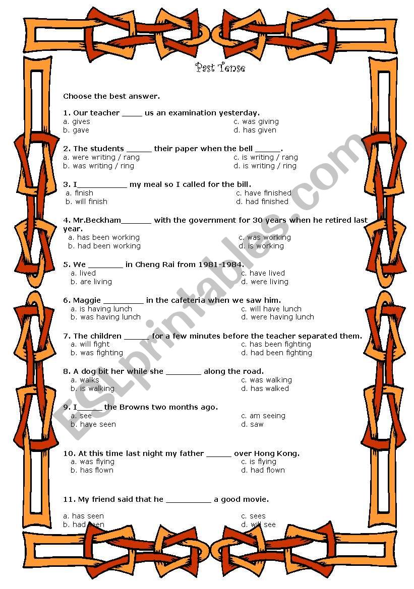 past-tense-review-test-esl-worksheet-by-zippie