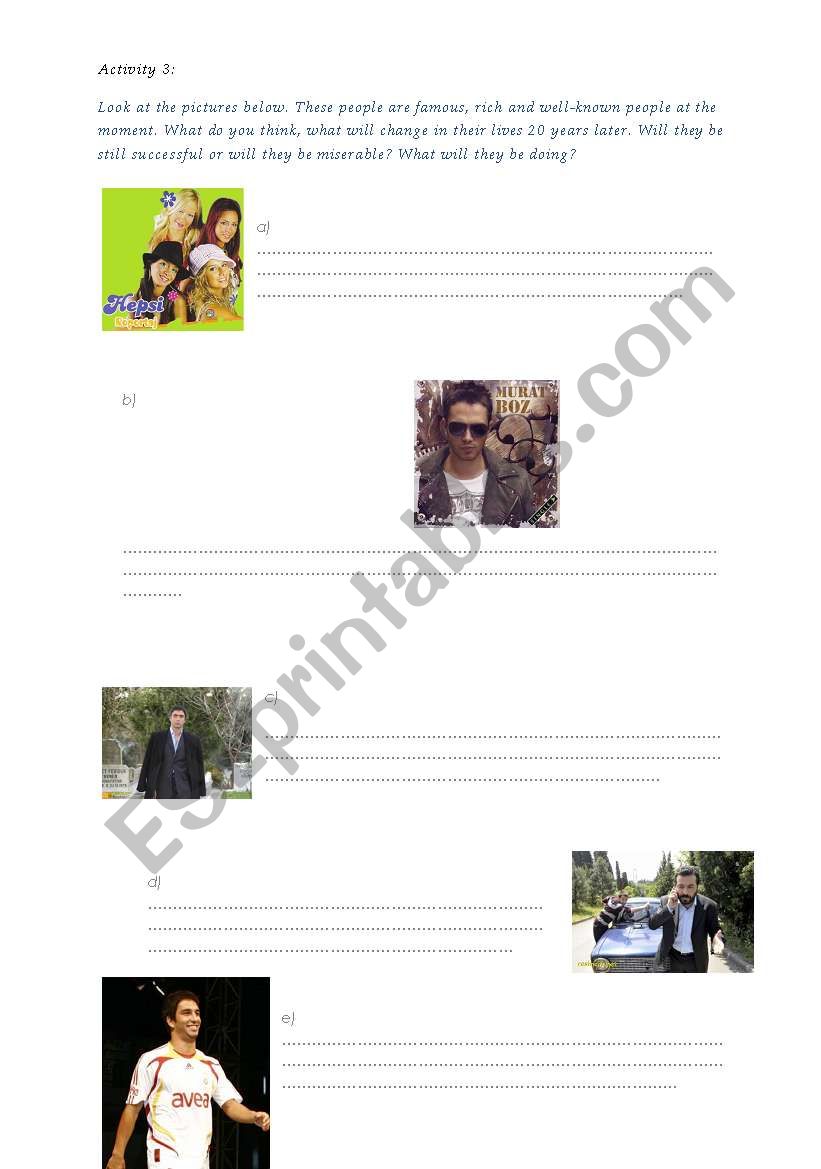 future worksheet