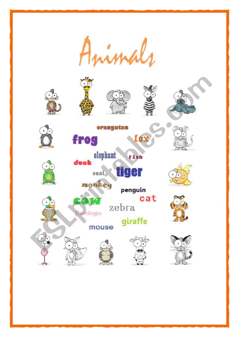 my first dictionary of animals 2 (exercises)