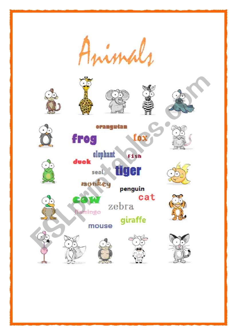 my first dictionary of animals 2 (exercises)
