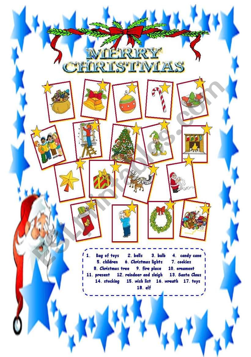 Christmas worksheet