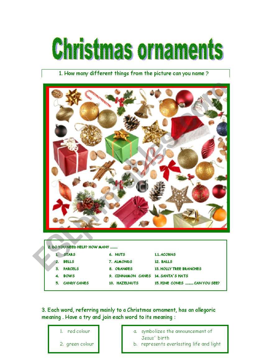 christmas ornaments and their meanings