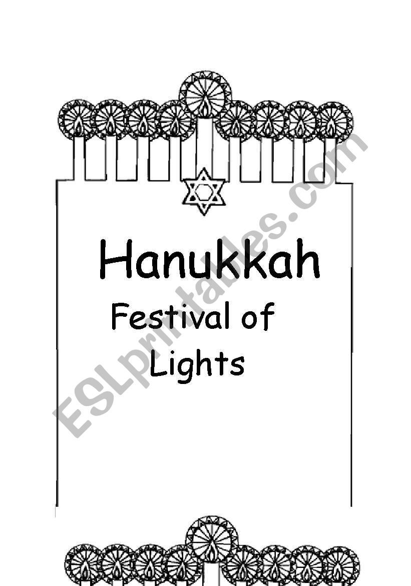 Hanukkah - story & activities worksheet