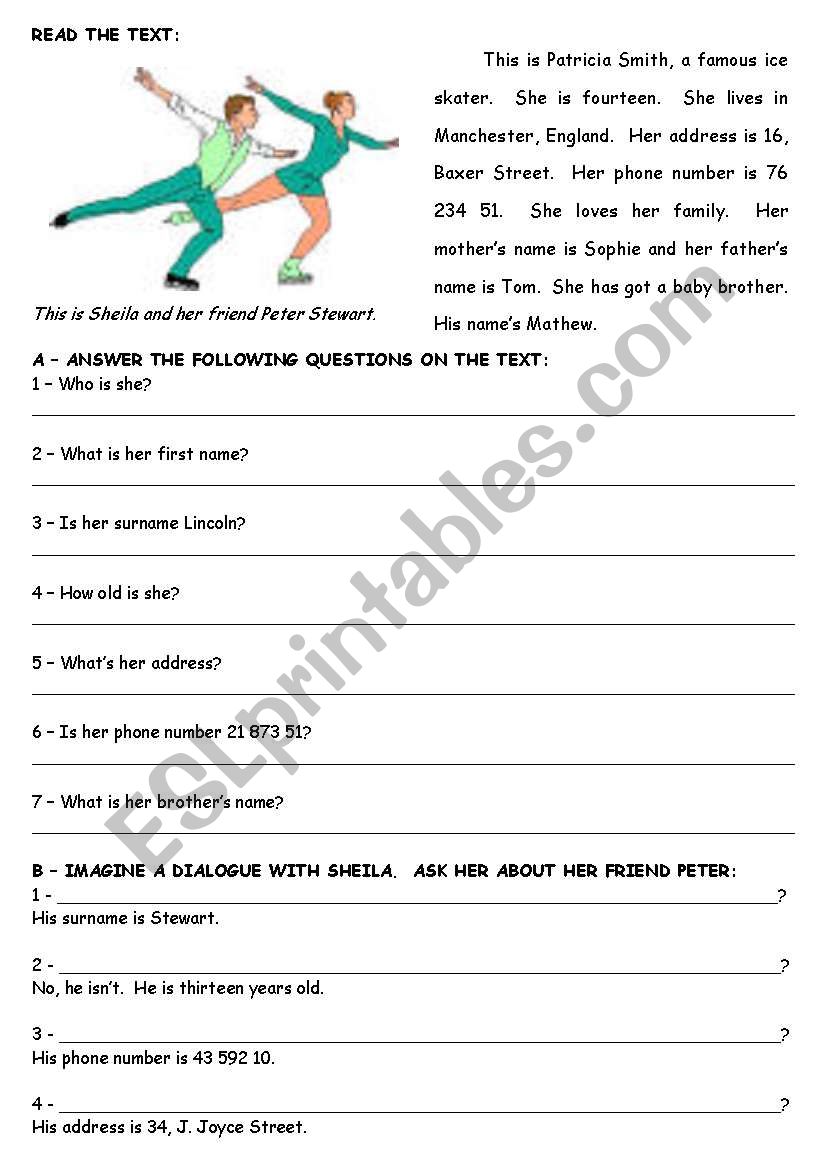 Test - 5th grade worksheet