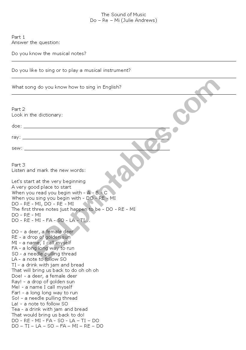 the-sound-of-music-worksheet-answers-worksheet-list