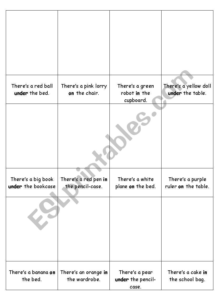 WhereÂ´s the ball? worksheet