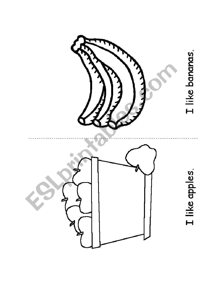 FRUIT BOOK worksheet