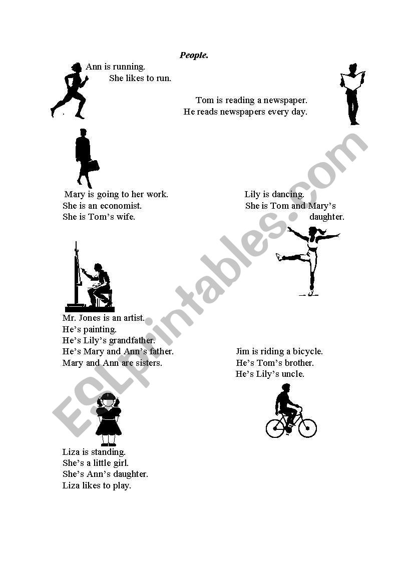 present continuous worksheet