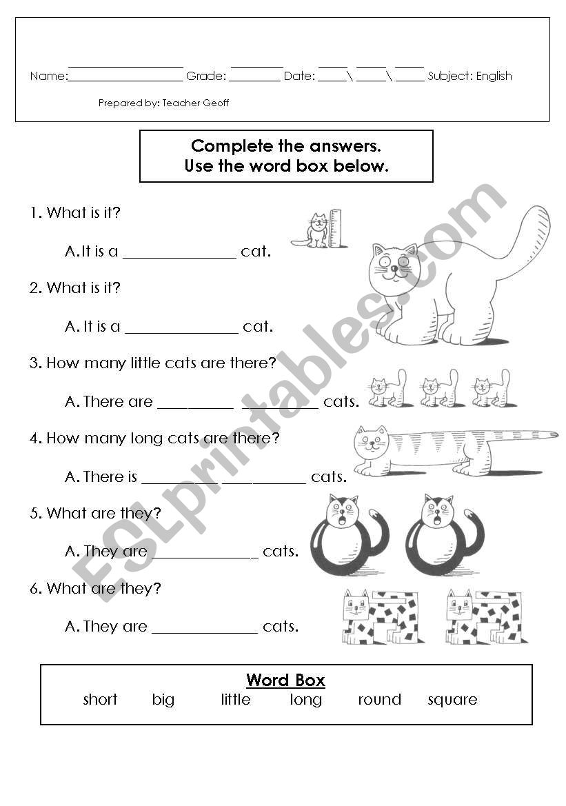 Base adjectives and prepostions 1