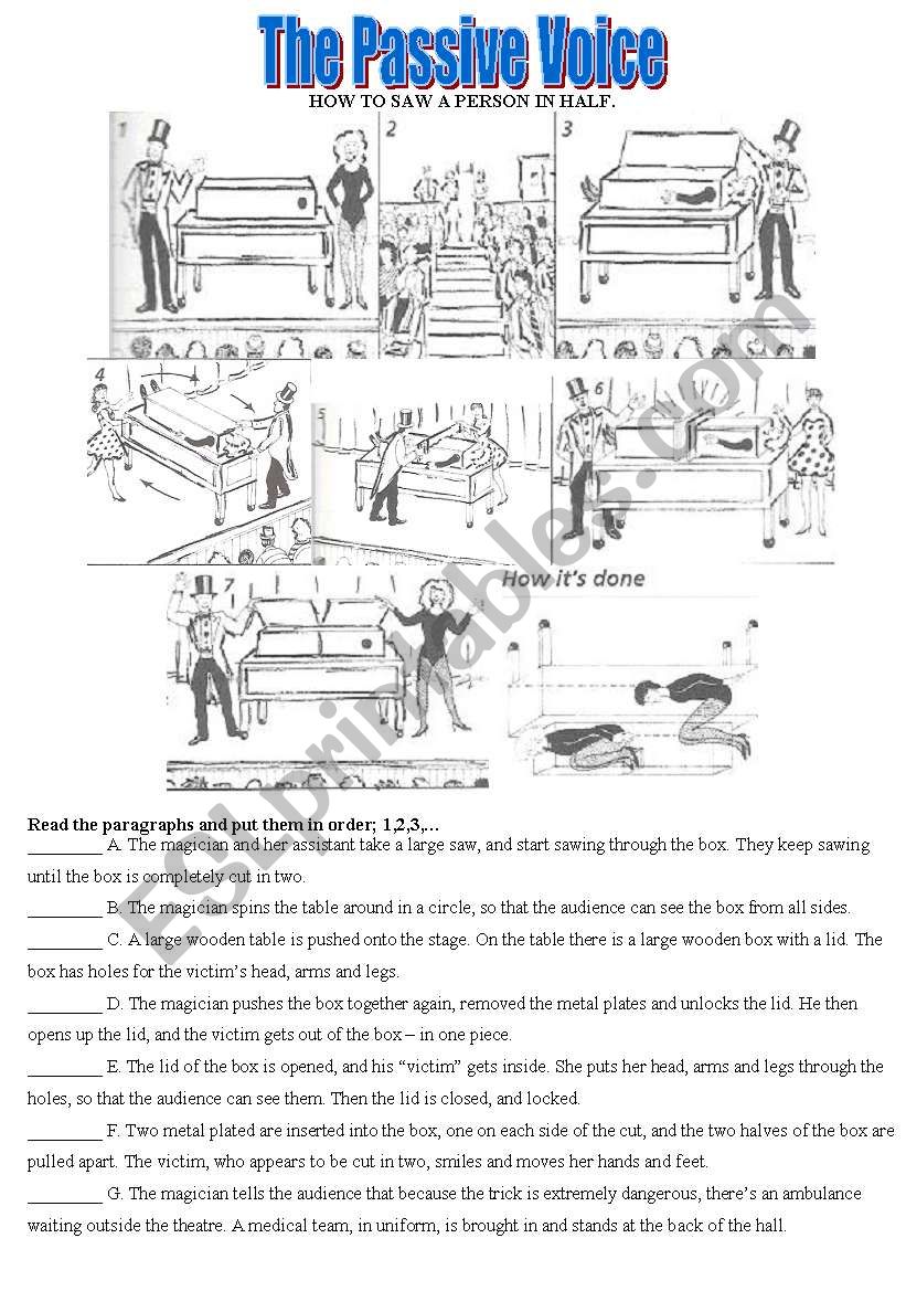 The Passive Voice - How to Saw Someone in Two