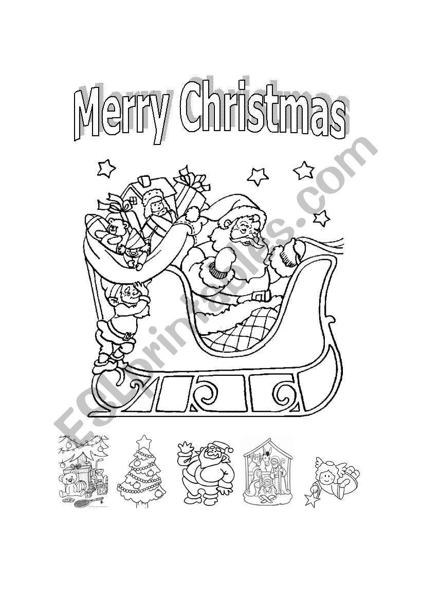 CHRISTMAS VOCABULARY worksheet