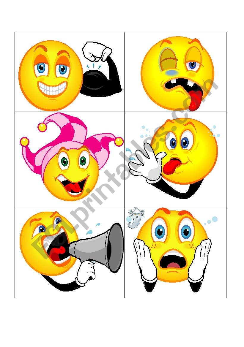 Feeling Smileys 5 worksheet