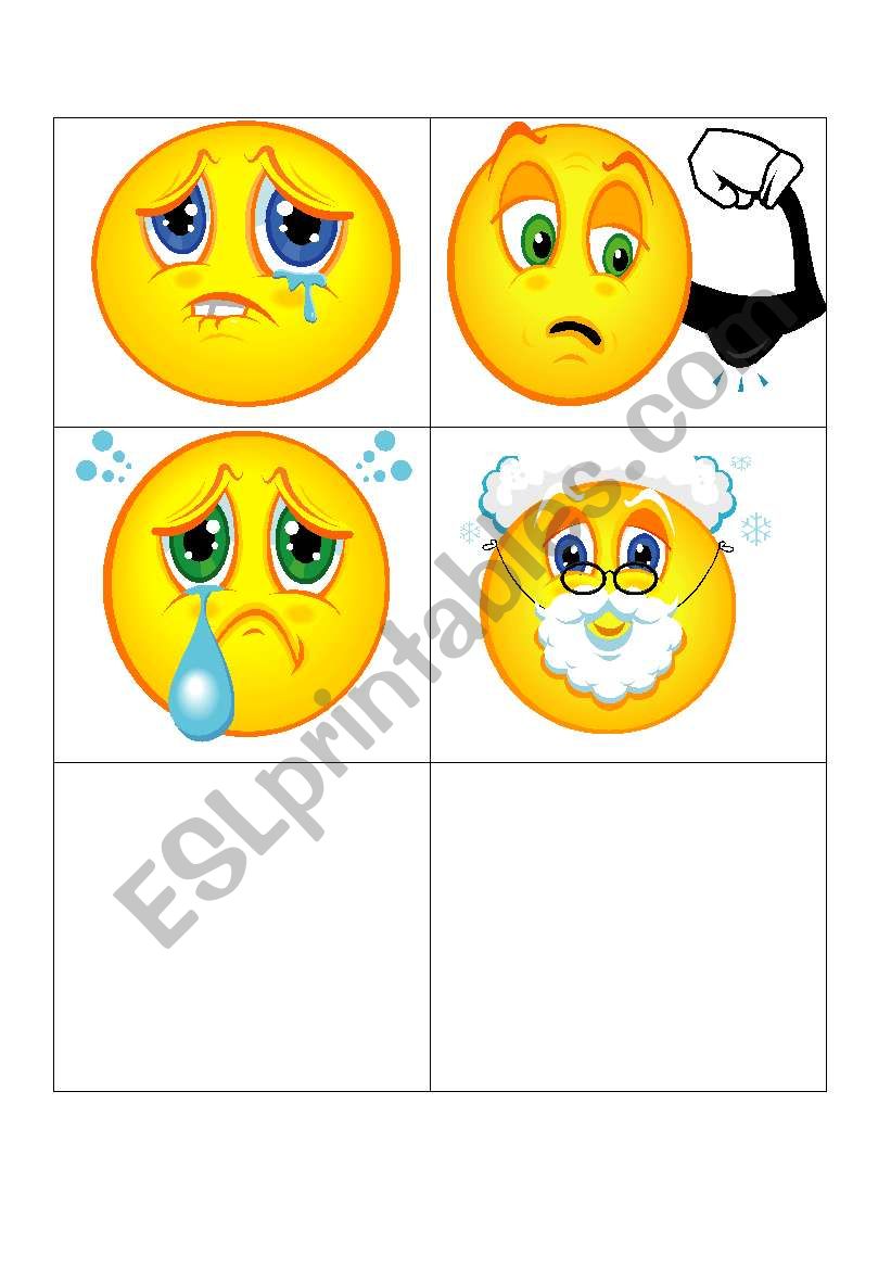 Feeling Smileys 7 worksheet