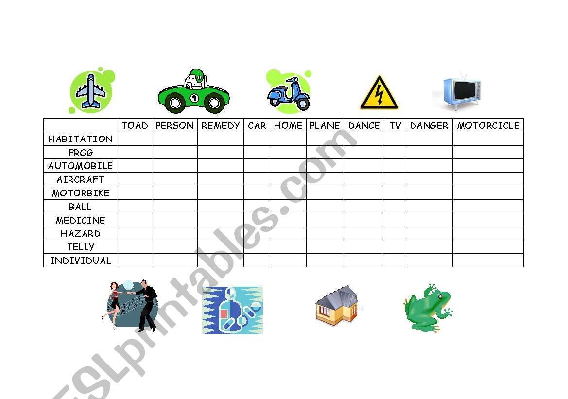 Game with Synonyms worksheet