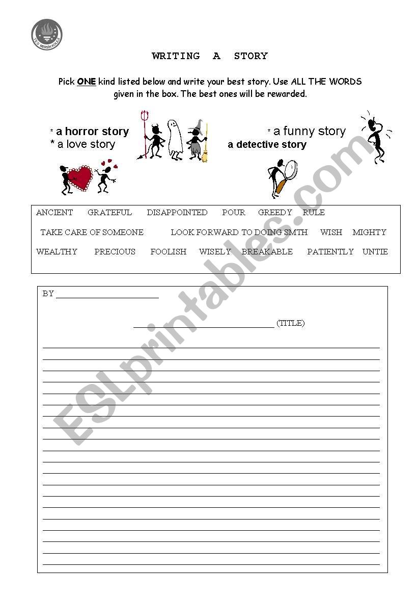 english-worksheets-story-writing