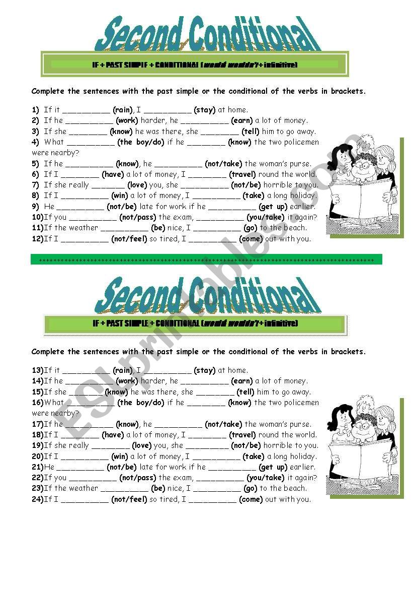 Second conditional worksheet