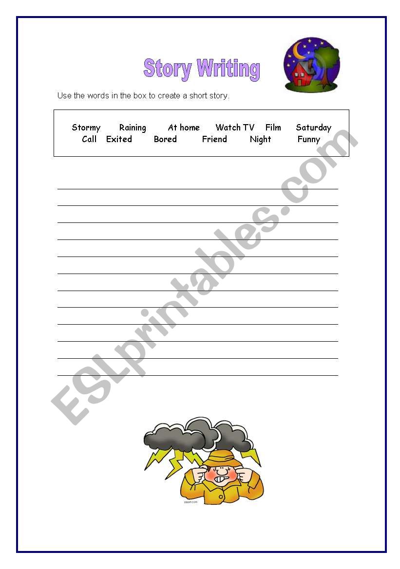 english-worksheets-story-writing