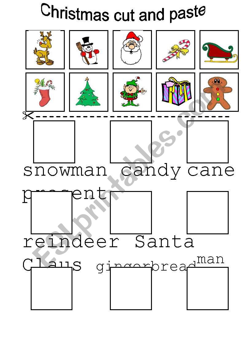 Christmas for beginners worksheet