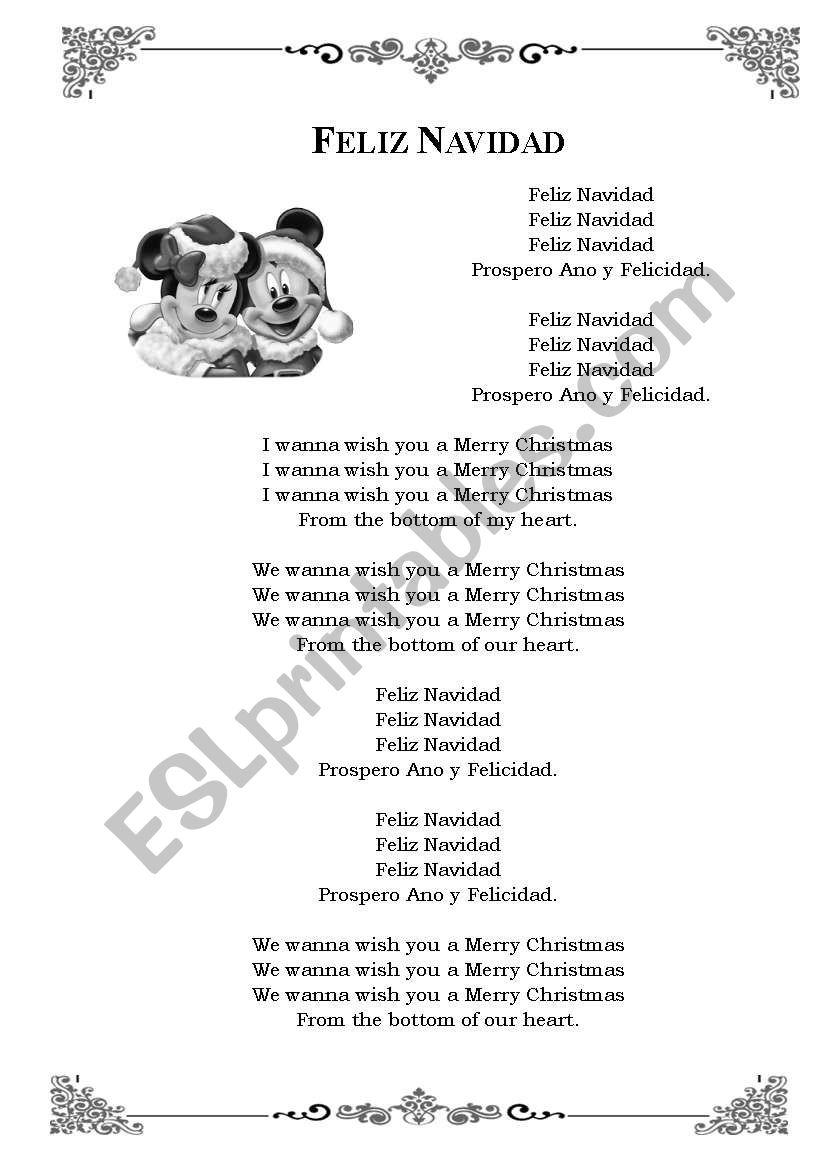Christmas Songs Booklet 3/4 worksheet