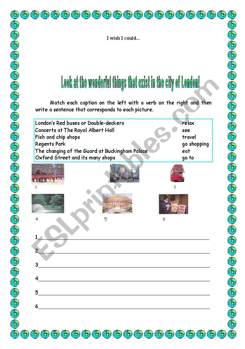 Culture file - Worksheet - London