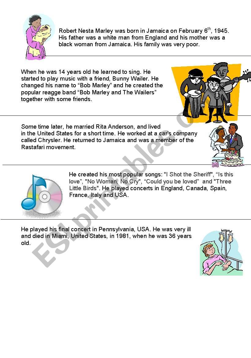 Bob Marleys Biography Simple Past