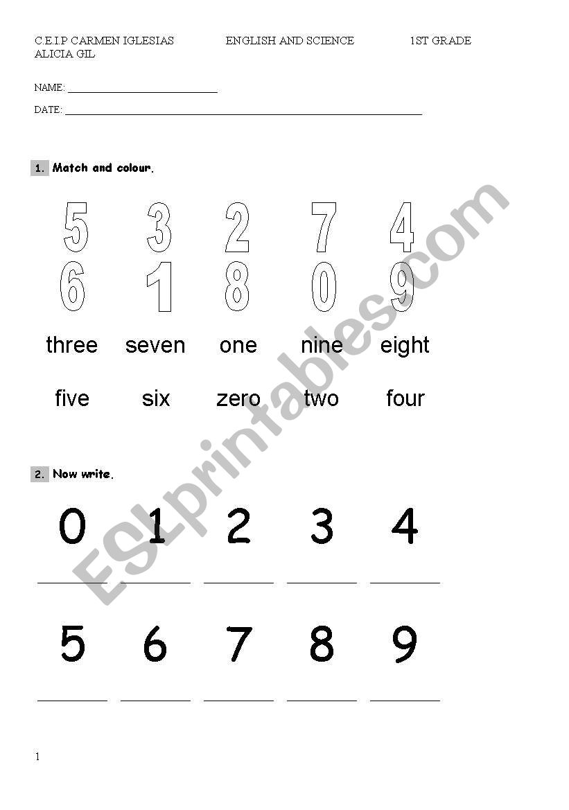 Revision worksheet