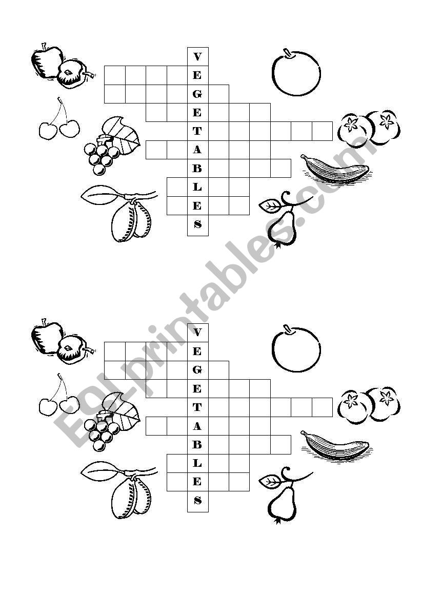 Fruits worksheet