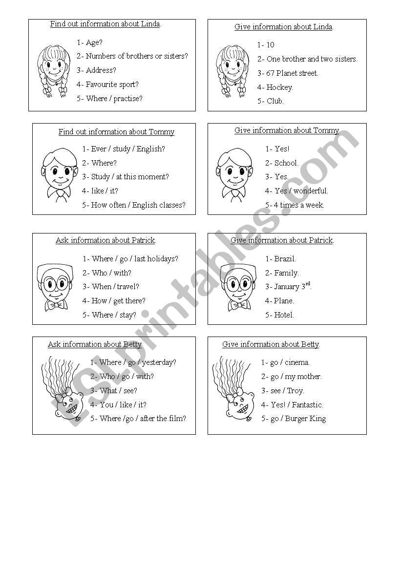 pair Work worksheet