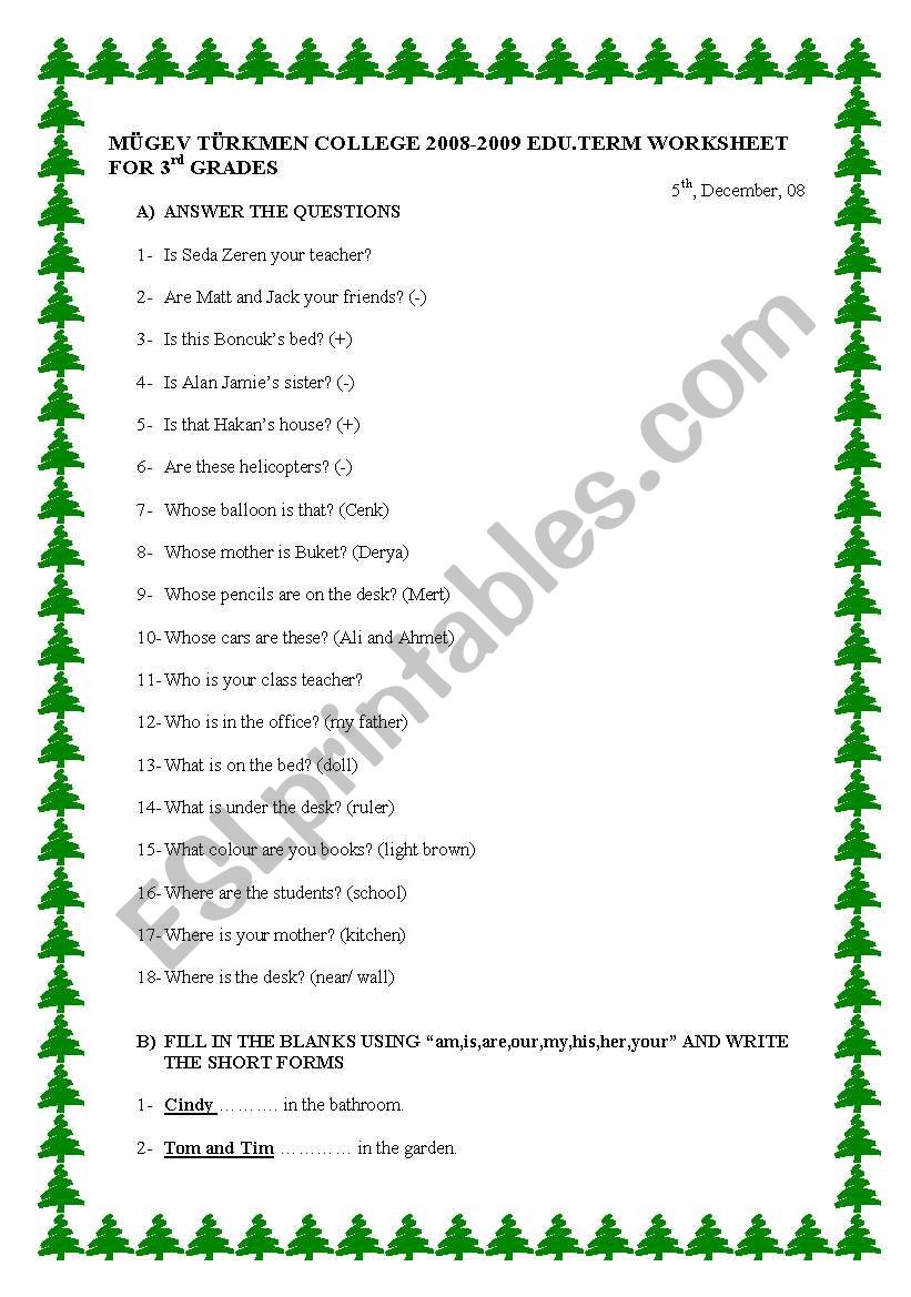 Easy worksheet worksheet