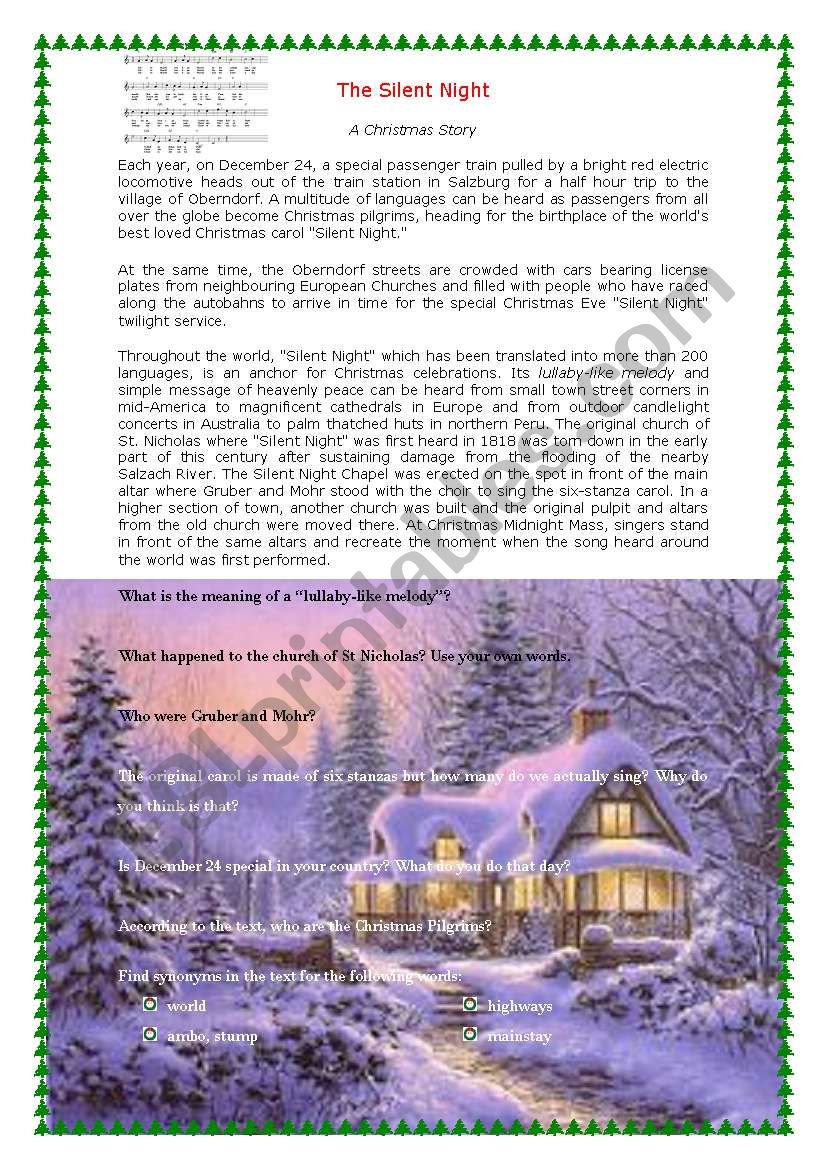 CHRISTMAS UNIT 2 worksheet