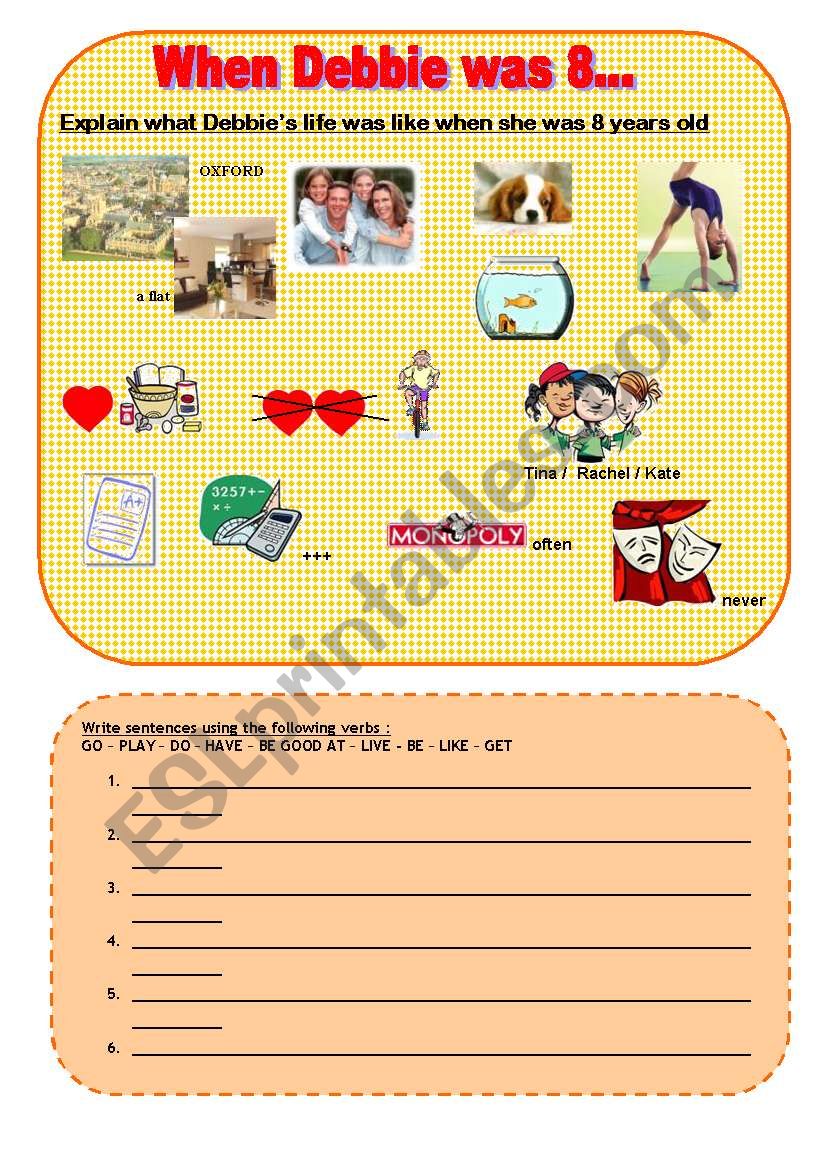 when-debbie-was-8-esl-worksheet-by-minie