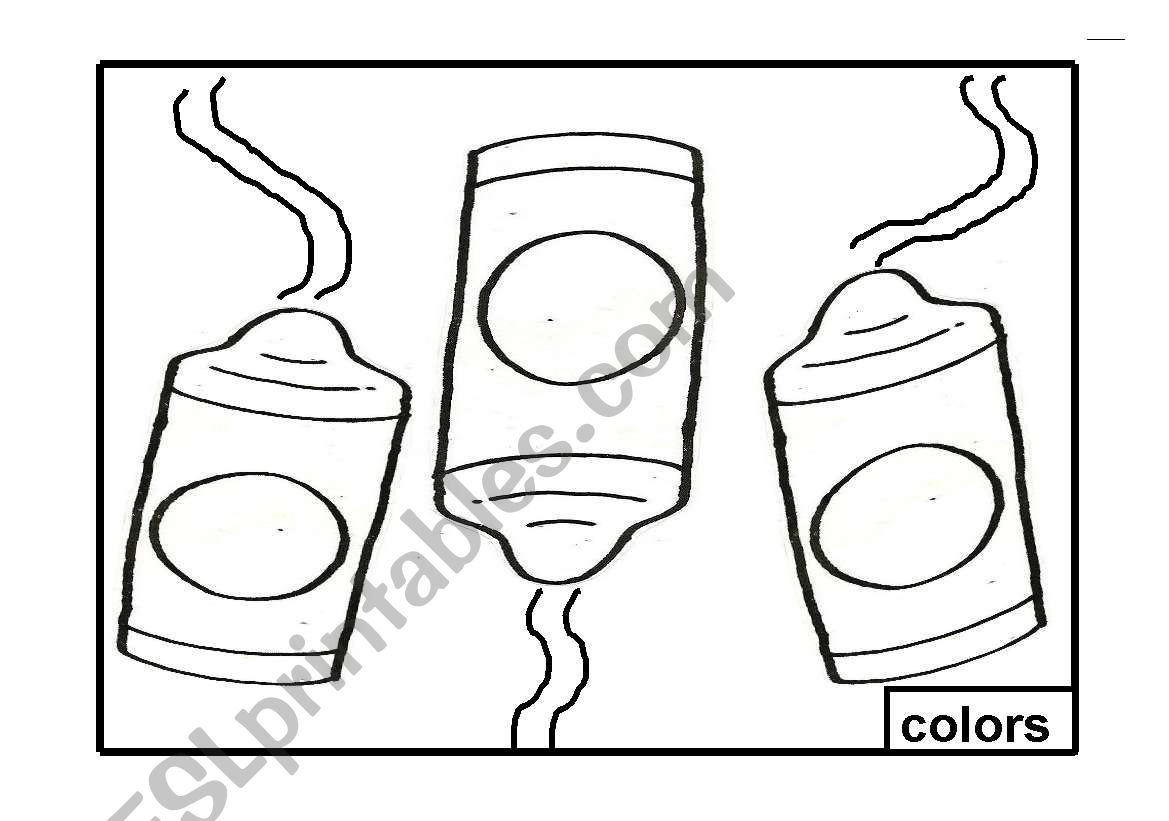 COLORS - KINDERGARTEN worksheet