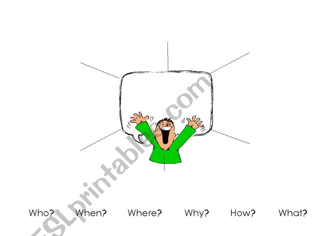English Web writing worksheet